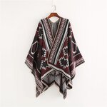 Poncho Shawl Supplier - OEM Multi Color Winter Thick Bohemia