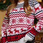 Christmas Sweater Manufacturer - OEM Wholesale Unisex Ugly Jacquard