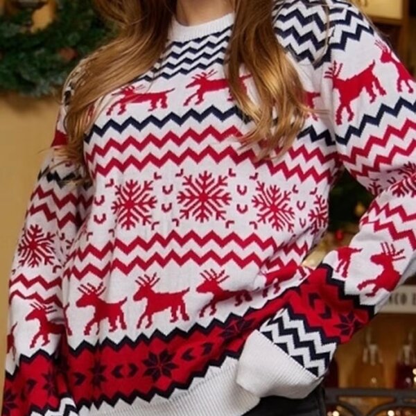 Christmas Sweater Manufacturer - OEM Wholesale Unisex Ugly Jacquard