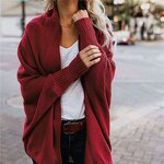 Cardigan Factory - OEM Autumn Knitted Batwing Sweater Coat