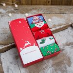 Christmas Socks Manufacturer - OEM Novelty Santa Cotton Knit Crew