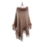 Winter Scarf Supplier - OEM Women Woolen Thickening Faux Fur