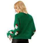 Christmas Pullover Supplier - OEM Fall Winter Casual Jacquard Chunky
