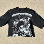 T-Shirt Manufacturer - OEM Custom Full Print Cropped Men's Tee
