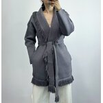 Cardigan Supplier - OEM European American Wool Blend Tassel