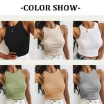 Tank Top Manufacturer - OEM Wholesale Blank Ribbed Cotton Crop