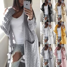 Cardigan Factory - OEM Multicolored Chunky Cable Knitted