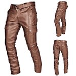 Leather Pants Supplier - OEM PU Vegan Leather Motorcycle Pants