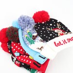 Christmas Hat Manufacturer - OEM Winter New Year LED Knitted