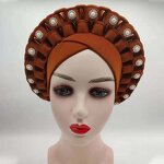 Headtie Turban Factory - OEM African Shinning Suto Gele