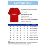 T-Shirt Factory - OEM 100% Cotton Custom Men's Heavyweight Plain