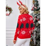 Christmas Sweater Factory - OEM Fashion Women Plus Size Crewneck