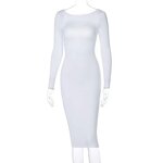 Jumper Clothing Supplier - OEM Spring Sexy Long Sleeve Backless