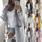 Knit Sweater Supplier - OEM Custom Casual Plain V Neck Loose