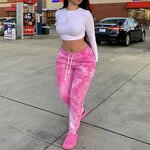 Trouser Set Supplier - OEM European Style Fashion 2 Piece