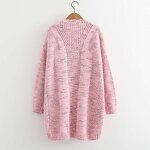 Cardigan Supplier - OEM Hot Sale Soft V-neck Knitted Mid-length