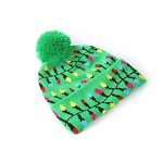Christmas Hat Manufacturer - OEM Santa Soft Knitted LED Light