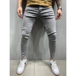 Jeans Manufacturer - OEM Elastic Slim Men's Solid Color Trousers
