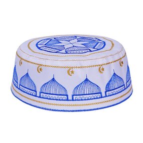 Prayer Hat Manufacturer - OEM Embroidered Kufi Muslim Hard Skull