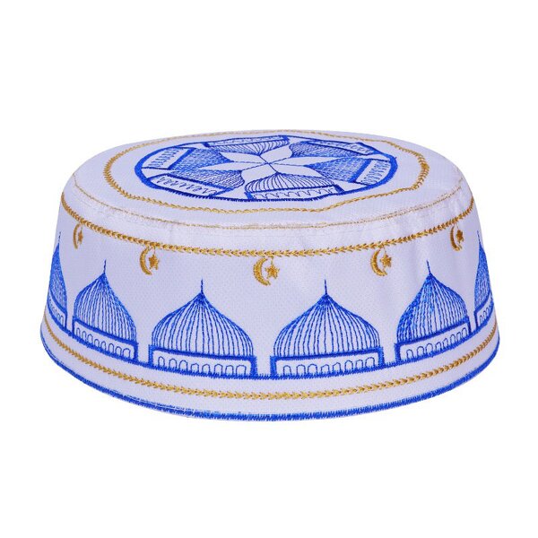 Prayer Hat Manufacturer - OEM Embroidered Kufi Muslim Hard Skull