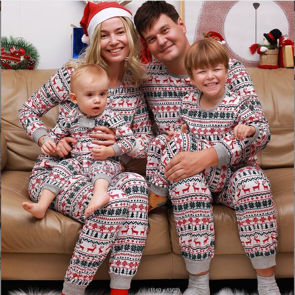 Christmas Pajamas Manufacturer - OEM Family Matching New Year Set