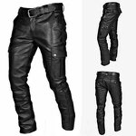 Leather Pants Supplier - OEM PU Vegan Leather Motorcycle Pants