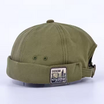 Beanie Cap Factory - OEM Leon Vintage Leather Strap Cap