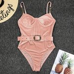 Swimsuit Manufacturer - OEM Unique Solid Color Bikini One Piece