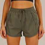 Running Shorts Supplier - OEM Custom Women With Pocket 2 in 1