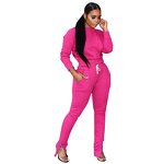 Sweatsuit Manufacturer - OEM Stock Solid Color Sweatshirt Joggers
