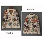 Sweater Cardigan Factory - OEM Custom Design Knit Jacquard V Neck