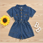 Denim Dress Set Supplier - OEM Sweet Design Girls Woven Jeans