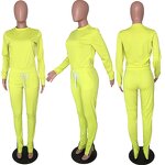 Sweatsuit Manufacturer - OEM Stock Solid Color Sweatshirt Joggers