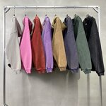 Zip Hoodie Manufacturer - OEM High Quality Acid Wash Distressed