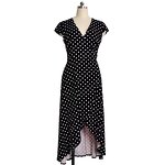 Dress Factory - OEM Summer Casual Polka Dots Split Elegant