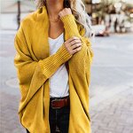 Cardigan Factory - OEM Autumn Knitted Batwing Sweater Coat
