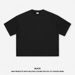 T-Shirt Supplier - OEM Heavyweight Blank Drop Shoulder Crop