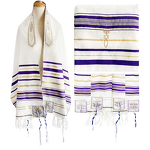 Prayer Shawl Factory - OEM Large Israeli Talit 10 Color Polyester