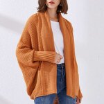 Cardigan Factory - OEM Autumn Knitted Batwing Sweater Coat