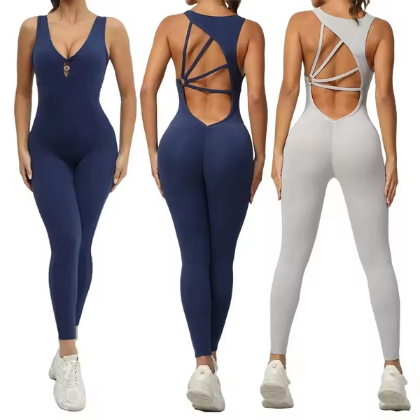 Yoga Jumpsuit Factory - OEM One Piece Scrunch Butt Lifting