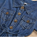 Denim Dress Set Supplier - OEM Sweet Design Girls Woven Jeans