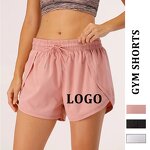 Running Shorts Supplier - OEM Custom Women With Pocket 2 in 1