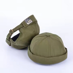 Beanie Cap Factory - OEM Leon Vintage Leather Strap Cap