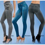 Leggings Manufacturer - OEM Winter Thicken Imitated Jeans Fitness