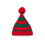 Christmas Beanie Factory - OEM Elf Knitted Hats With Bells Red