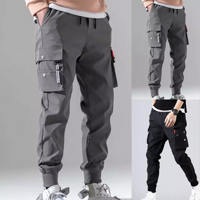 Cargo Pants Factory - OEM Custom Elastic Plus Size Multi-pocket