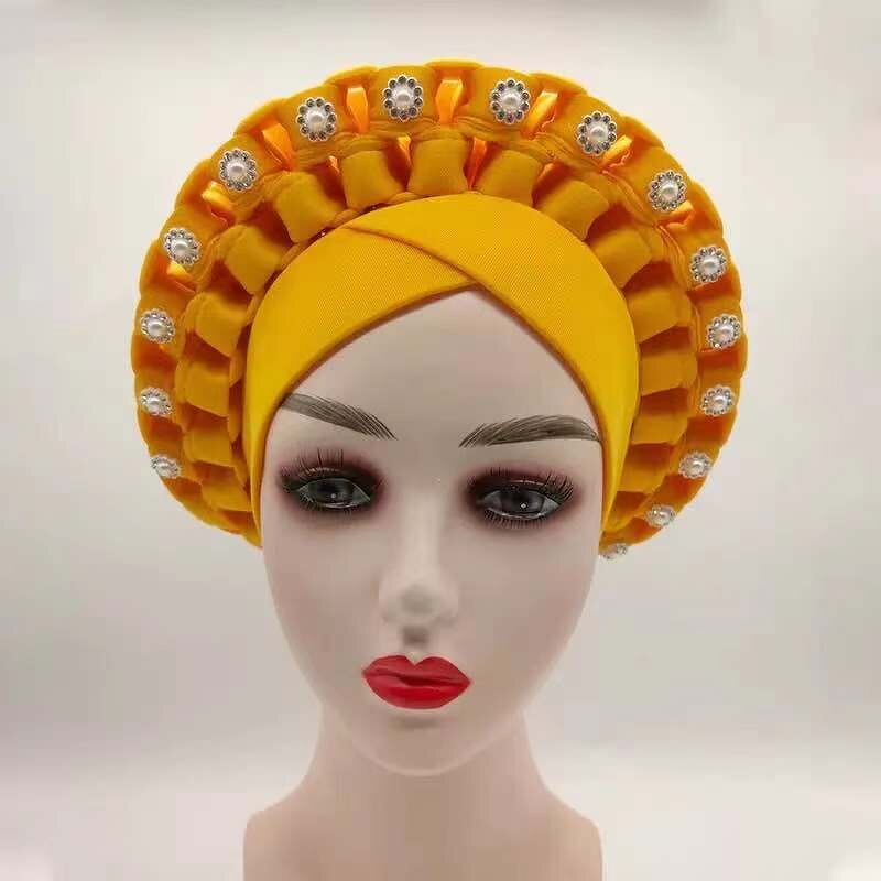 Headtie Turban Factory - OEM African Shinning Suto Gele