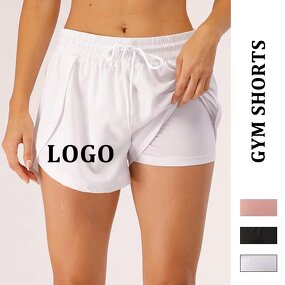 Running Shorts Supplier - OEM Custom Women With Pocket 2 in 1