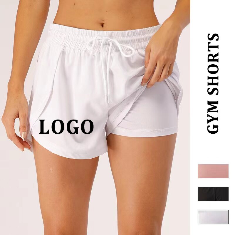 Running Shorts Supplier - OEM Custom Women With Pocket 2 in 1