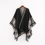 Shawl Cardigan Factory - OEM Women's Sweater Cloak With Tassels